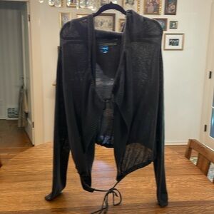 Charli of London Hooded Gray Shrug type sweater. Very cute.